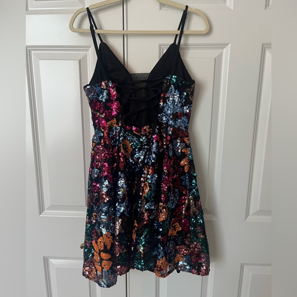 Sequined Mini Dress - Picture 3 of 4